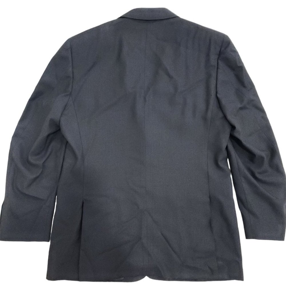Canali Brown Label Travel Water Resistant 13290 Black Two Button Wool Blazer 44 - Picture 8 of 8